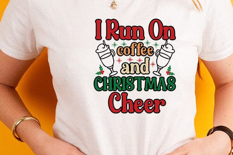 I run on coffee and christmas cheer SVG Angelina750 
