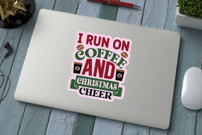 I run on coffee and christmas cheer SVG Angelina750 