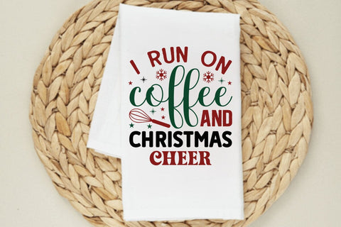 I run on coffee and christmas cheer SVG Angelina750 