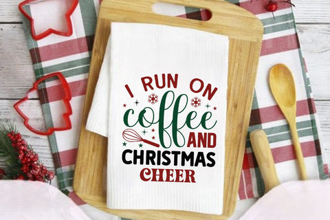 I run on coffee and christmas cheer SVG Angelina750 