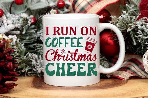 I run on coffee christmas cheer SVG Design SVG Regulrcrative 