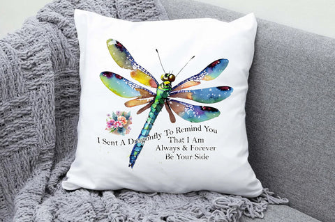 I Sent A Dragonfly To Remind You That I Am Always & Forever Be Your Side Sublimation Sublimation Jagonath Roy 