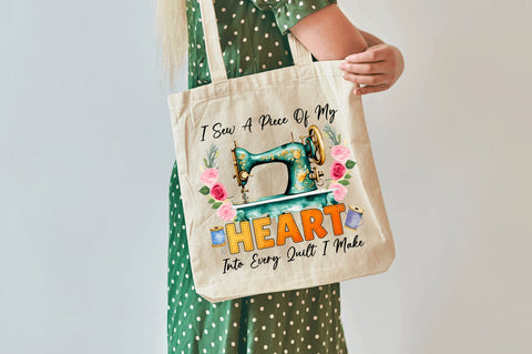 I sew a piece of my heart into Sublimation Design Sublimation Regulrcrative 