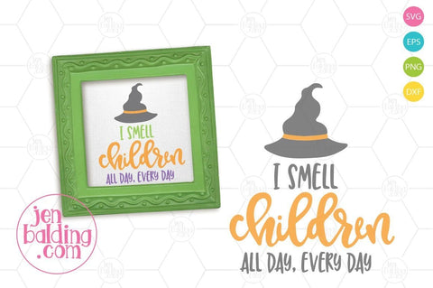 I Smell Children - Halloween SVG SVG Ikonart Design Shop 