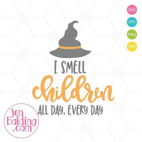 I Smell Children - Halloween SVG SVG Ikonart Design Shop 