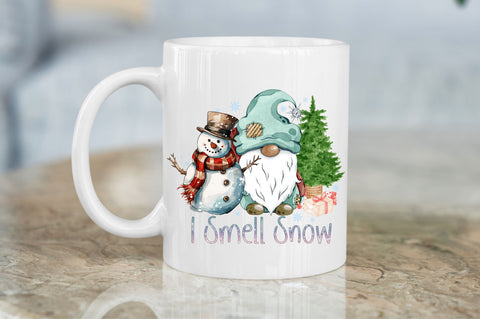 I Smell Snow Winter PNG Design Sublimation Regulrcrative 
