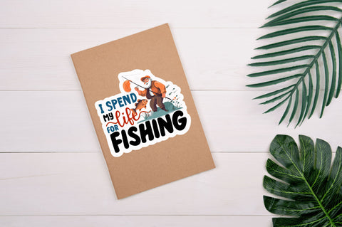 I spend my life for Sticker Design Sublimation Regulrcrative 