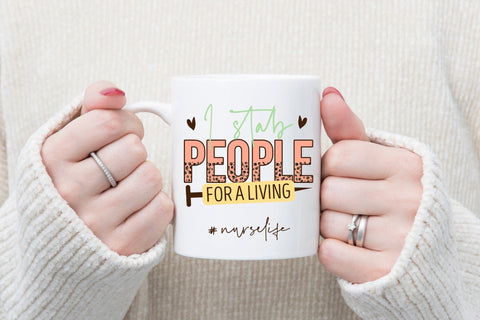 I Stab People for a Living - Nurse PNG Sublimation Sublimation CraftLabSVG 