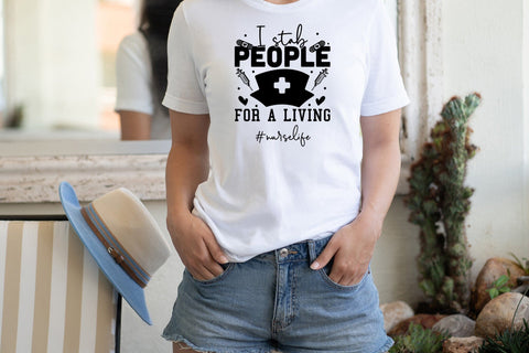 I Stab People for a Living | Nurse SVG SVG CraftLabSVG 