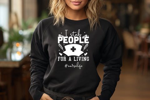 I Stab People for a Living | Nurse SVG SVG CraftLabSVG 