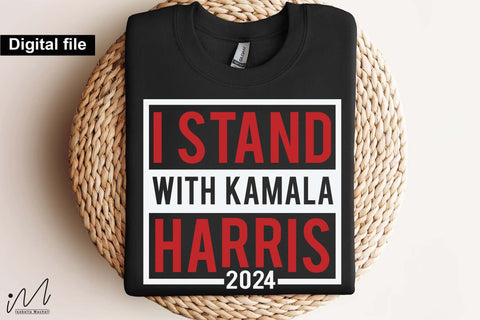 I stand with kamala Harris svg, I'm voting Kamala,Kamala Harris 2024,Democratic t shirt,Kamala Harris svg,Gift for Her,Kamala Harris t shirt,Madam President SVG Isabella Machell 