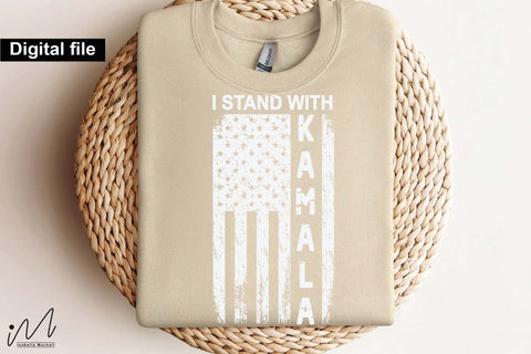 I stand with kamala svg, I'm voting Kamala,Kamala Harris 2024,Democratic t shirt,Kamala Harris svg,Gift for Her,Kamala Harris t shirt,Madam President SVG Isabella Machell 