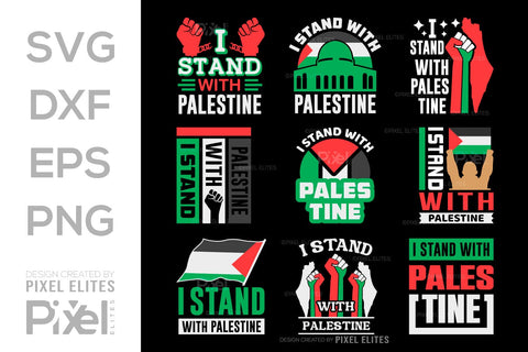 I Stand With Palestine SVG Free Palestine Tshirt Bundle Palestine Quote Design, PET 00360 SVG ETC Craft 