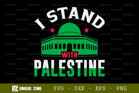 I Stand With Palestine SVG Freedom For Palestine Tshirt Bundle Palestine Quote Design, TG 0018 SVG Unique Zone 