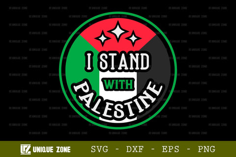 I Stand With Palestine SVG Freedom For Palestine Tshirt Bundle Palestine Quote Design, TG 0018 SVG Unique Zone 