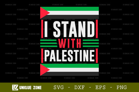 I Stand With Palestine SVG Freedom For Palestine Tshirt Bundle Palestine Quote Design, TG 0018 SVG Unique Zone 
