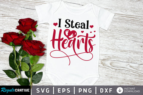 I Steal Hearts svg Design SVG Regulrcrative 