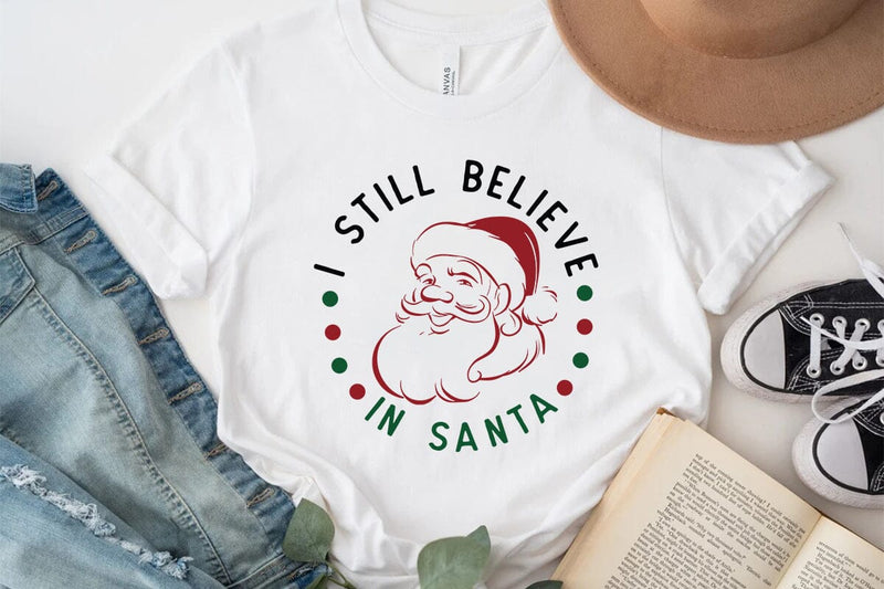 I still believe in santa SVG Angelina750 