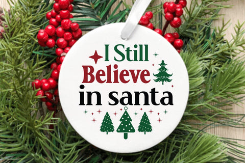 I still believe in santa SVG Angelina750 