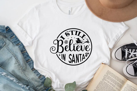 I still believe in santa SVG Angelina750 