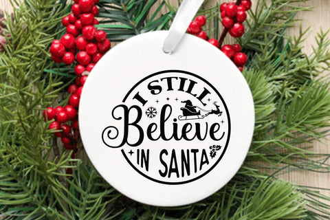 I still believe in santa SVG Angelina750 