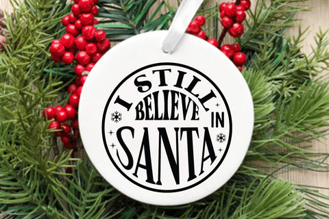 I still believe in santa SVG Angelina750 