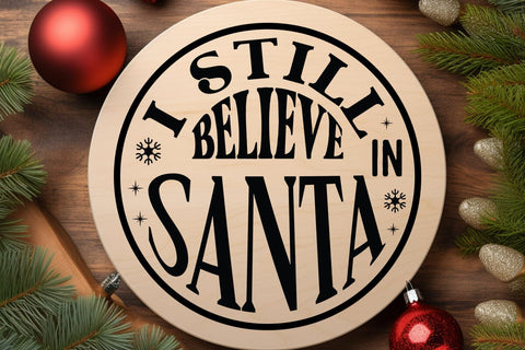 I still believe in santa SVG Angelina750 