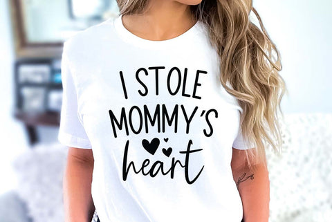 I stole mommy heart SVG | Valentine Quotes Design | Valentine Sublimation SVG FiveStarCrafting 