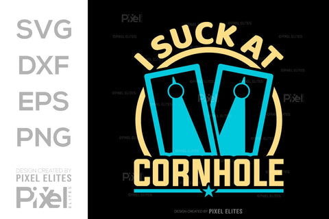I Suck At Cornhole SVG Cornhole game Tshirt Bundle Cornhole Quote Design, PET 00120 SVG ETC Craft 