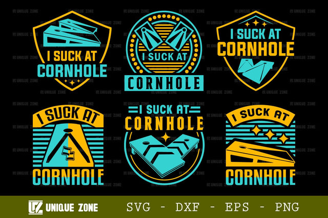 I Suck At Cornhole SVG Cornhole Game Tshirt Bundle Cornhole Quote Design, TG 0014 SVG Unique Zone 