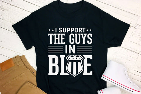 I Support the Guys in Blue, Police SVG SVG CraftLabSVG 