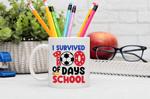 I survived 100 days of school SVG Regulrcrative 