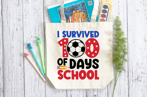 I survived 100 days of school SVG Regulrcrative 