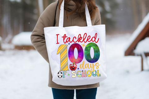 I tackled 100 days of school PNG Design Sublimation Designangry 