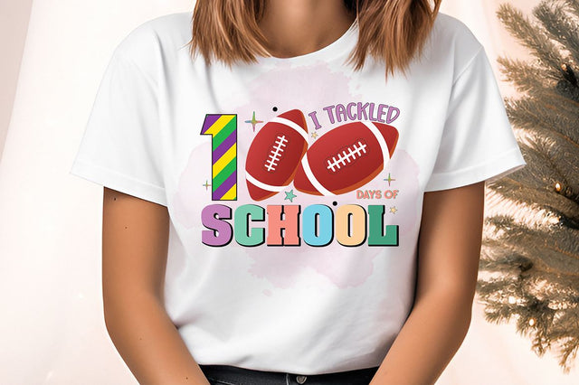 I tackled 100 days of school PNG Design Sublimation Designangry 