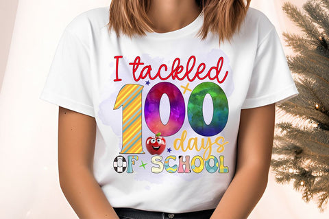 I tackled 100 days of school PNG Design Sublimation Designangry 