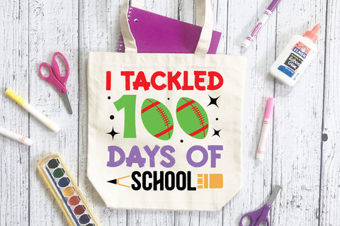 I tackled 100 days of school Svg Design SVG Regulrcrative 