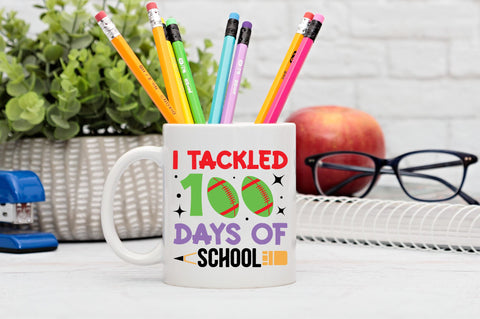 I tackled 100 days of school Svg Design SVG Regulrcrative 