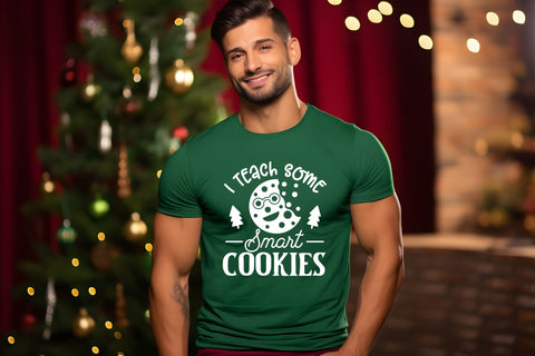 I Teach Some Smart Cookies SVG Teacher Christmas SVG CraftLabSVG 