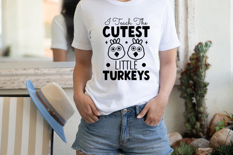 I Teach the Cutest Little Turkeys SVG SVG CraftLabSVG 