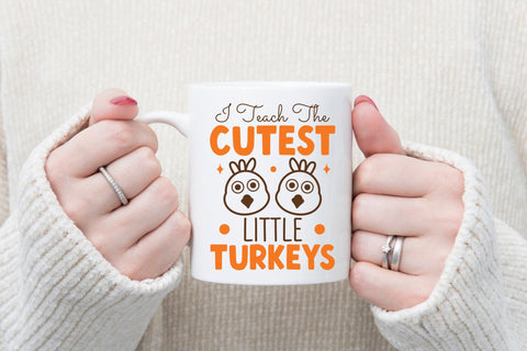 I Teach the Cutest Little Turkeys SVG SVG CraftLabSVG 