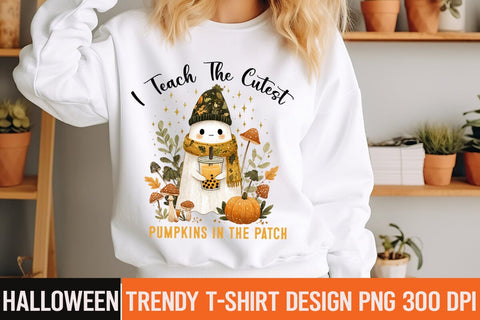 I Teach the Cutest Pumpkin in the Patch Sublimation ,Halloween,Halloween PNG,Halloween Sublimation design,Halloween Sublimation png,Funny Halloween Design,Halloween t-shirt Design Sublimation BlackCatsMedia 