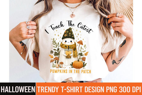 I Teach the Cutest Pumpkin in the Patch Sublimation ,Halloween,Halloween PNG,Halloween Sublimation design,Halloween Sublimation png,Funny Halloween Design,Halloween t-shirt Design Sublimation BlackCatsMedia 
