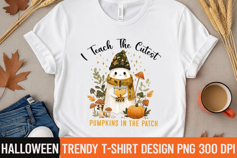 I Teach the Cutest Pumpkin in the Patch Sublimation ,Halloween,Halloween PNG,Halloween Sublimation design,Halloween Sublimation png,Funny Halloween Design,Halloween t-shirt Design Sublimation BlackCatsMedia 