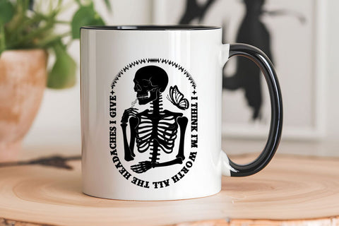 I Think I'm Worth All The Headaches I Give SVG Angelina750 