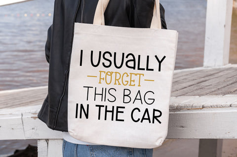 I usually forget this bag in the car Svg design SVG Regulrcrative 