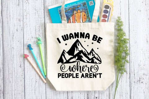 i wanna be where people arent SVG Design SVG Regulrcrative 