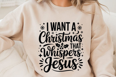 I Want A Christmas That Whispers SVG Angelina750 