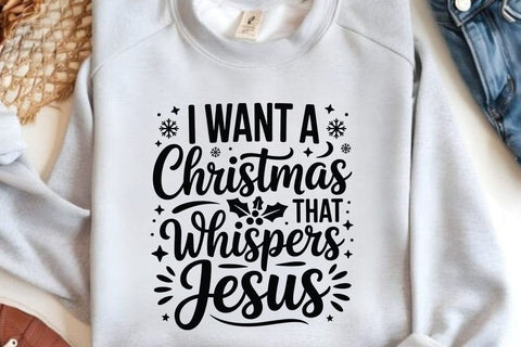 I Want A Christmas That Whispers SVG Angelina750 