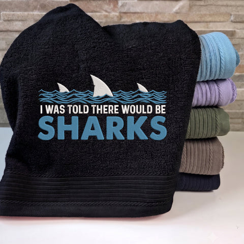 I Was Told There Would Be Sharks Embroidery Design – Funny Shark Ocean Machine Embroidery File Embroidery/Applique DESIGNS PatternFeed8 